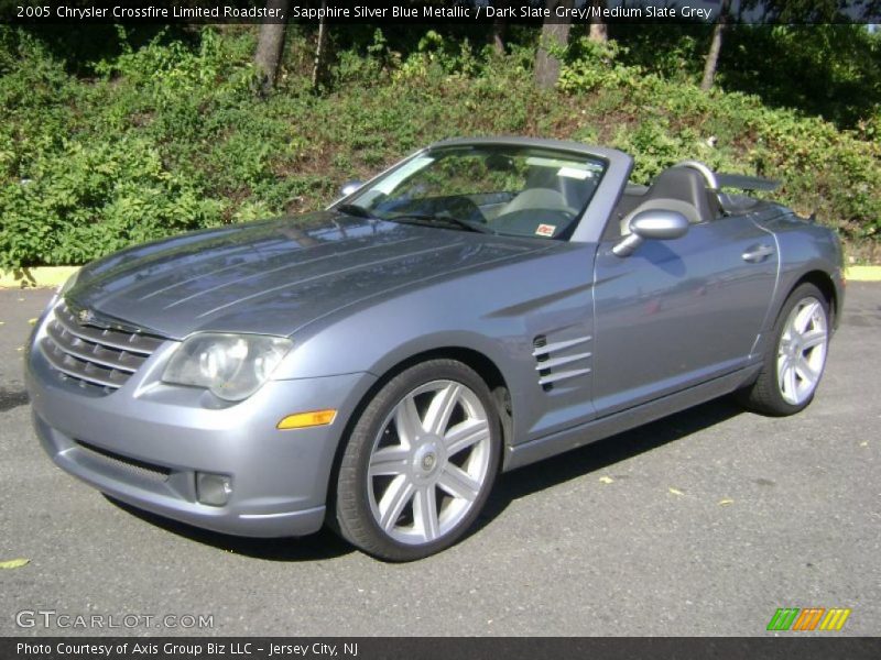 Sapphire Silver Blue Metallic / Dark Slate Grey/Medium Slate Grey 2005 Chrysler Crossfire Limited Roadster