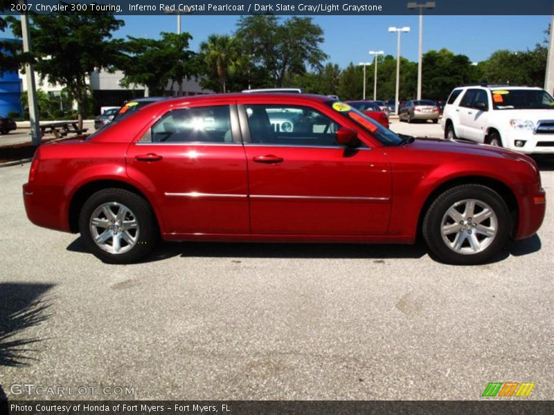 Inferno Red Crystal Pearlcoat / Dark Slate Gray/Light Graystone 2007 Chrysler 300 Touring