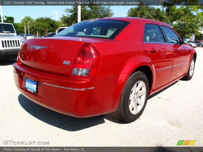 Inferno Red Crystal Pearlcoat / Dark Slate Gray/Light Graystone 2007 Chrysler 300 Touring