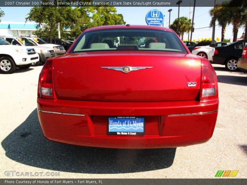 Inferno Red Crystal Pearlcoat / Dark Slate Gray/Light Graystone 2007 Chrysler 300 Touring