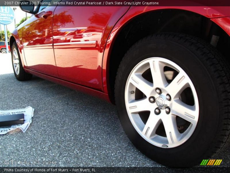 Inferno Red Crystal Pearlcoat / Dark Slate Gray/Light Graystone 2007 Chrysler 300 Touring