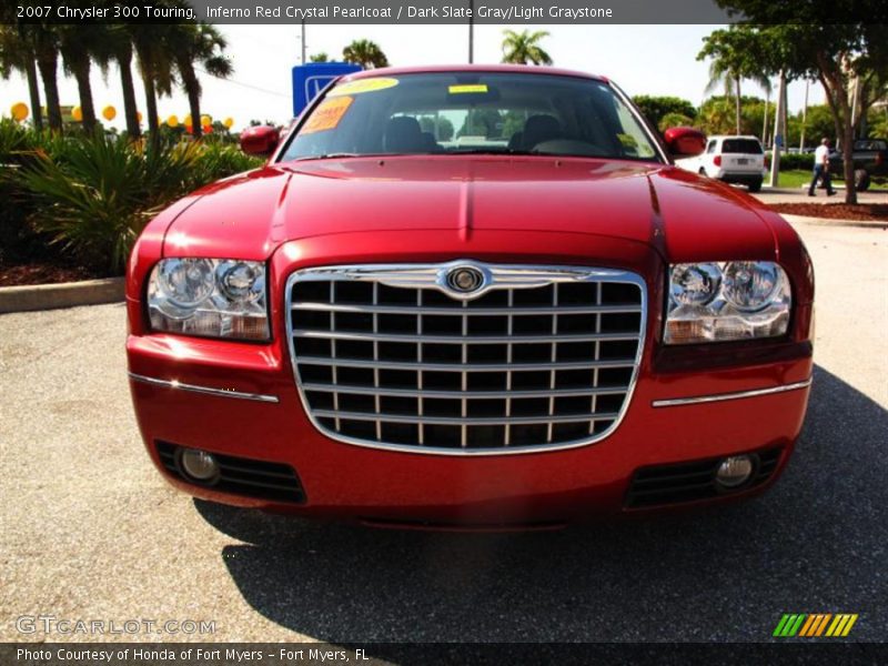 Inferno Red Crystal Pearlcoat / Dark Slate Gray/Light Graystone 2007 Chrysler 300 Touring