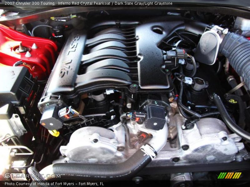 Inferno Red Crystal Pearlcoat / Dark Slate Gray/Light Graystone 2007 Chrysler 300 Touring