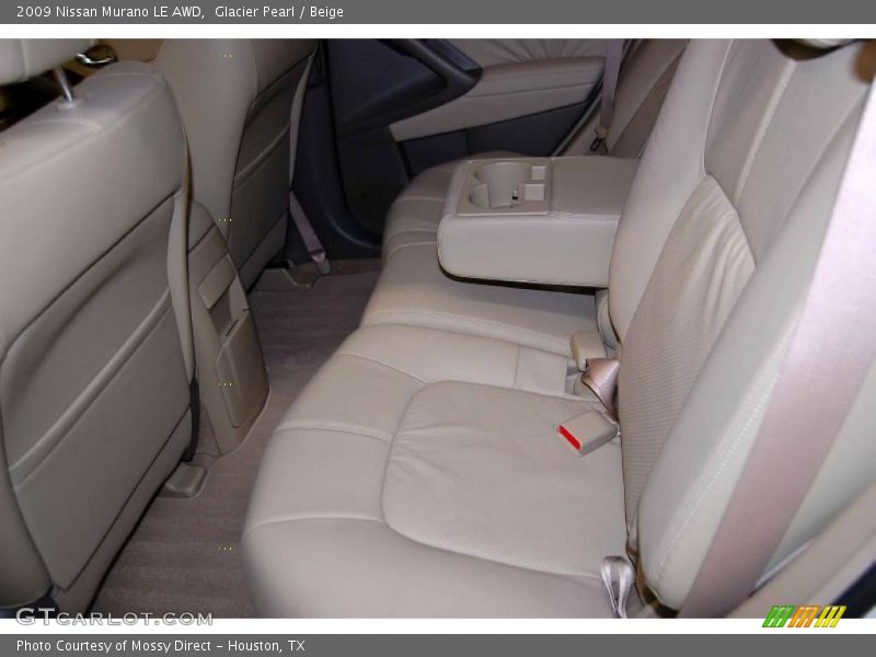 Glacier Pearl / Beige 2009 Nissan Murano LE AWD