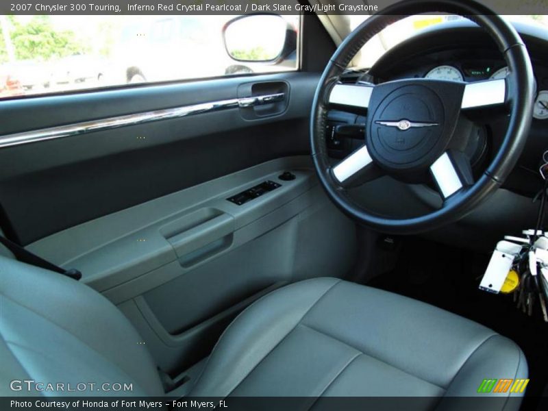 Inferno Red Crystal Pearlcoat / Dark Slate Gray/Light Graystone 2007 Chrysler 300 Touring