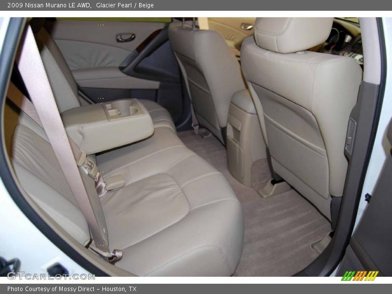 Glacier Pearl / Beige 2009 Nissan Murano LE AWD