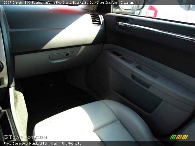 Inferno Red Crystal Pearlcoat / Dark Slate Gray/Light Graystone 2007 Chrysler 300 Touring