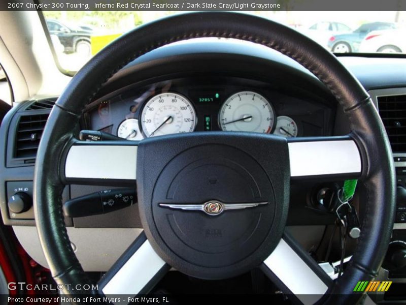 Inferno Red Crystal Pearlcoat / Dark Slate Gray/Light Graystone 2007 Chrysler 300 Touring
