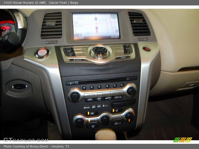 Glacier Pearl / Beige 2009 Nissan Murano LE AWD