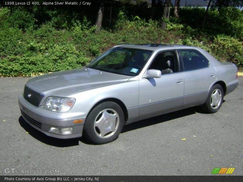 Alpine Silver Metallic / Gray 1998 Lexus LS 400