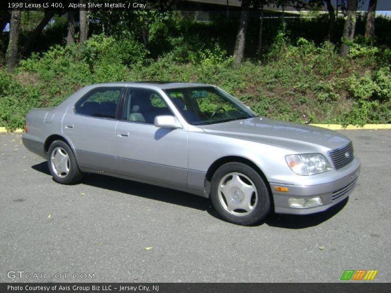 Alpine Silver Metallic / Gray 1998 Lexus LS 400