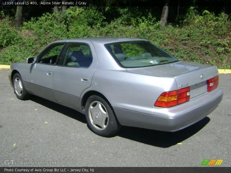 Alpine Silver Metallic / Gray 1998 Lexus LS 400