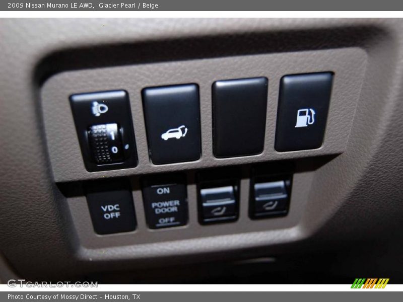 Glacier Pearl / Beige 2009 Nissan Murano LE AWD