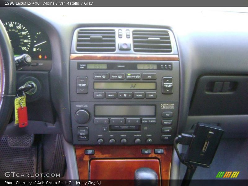 Alpine Silver Metallic / Gray 1998 Lexus LS 400