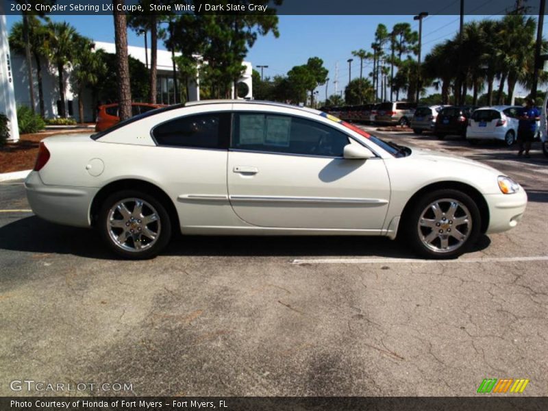 Stone White / Dark Slate Gray 2002 Chrysler Sebring LXi Coupe