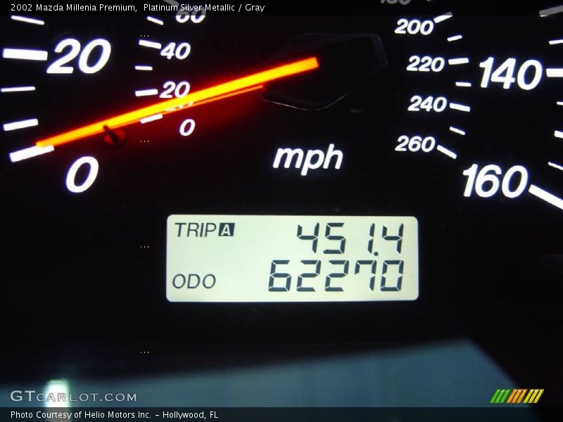 Platinum Silver Metallic / Gray 2002 Mazda Millenia Premium