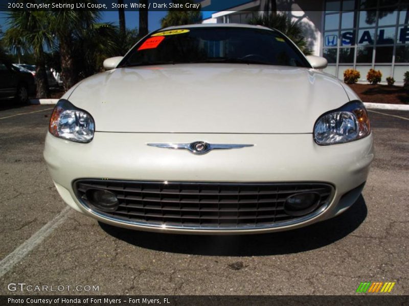 Stone White / Dark Slate Gray 2002 Chrysler Sebring LXi Coupe