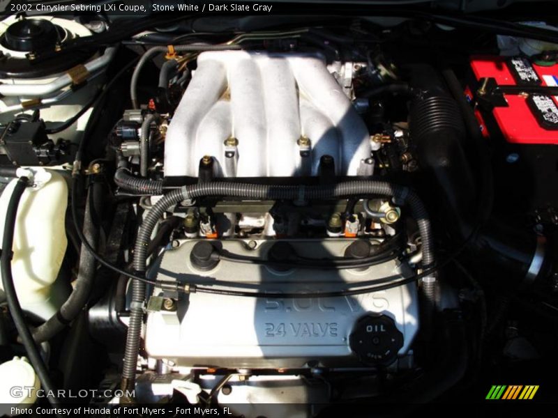 Stone White / Dark Slate Gray 2002 Chrysler Sebring LXi Coupe
