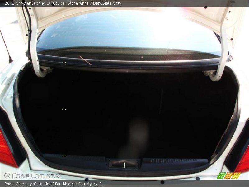 Stone White / Dark Slate Gray 2002 Chrysler Sebring LXi Coupe