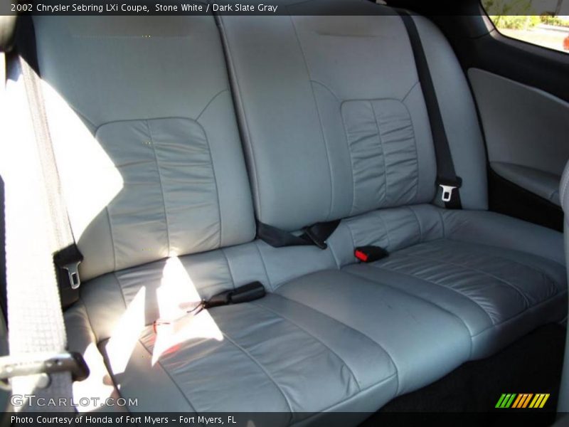 Stone White / Dark Slate Gray 2002 Chrysler Sebring LXi Coupe