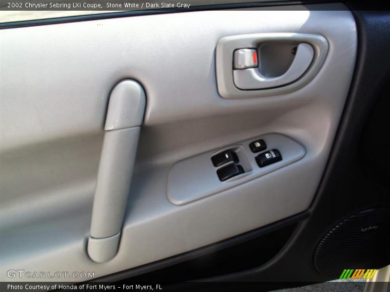 Stone White / Dark Slate Gray 2002 Chrysler Sebring LXi Coupe