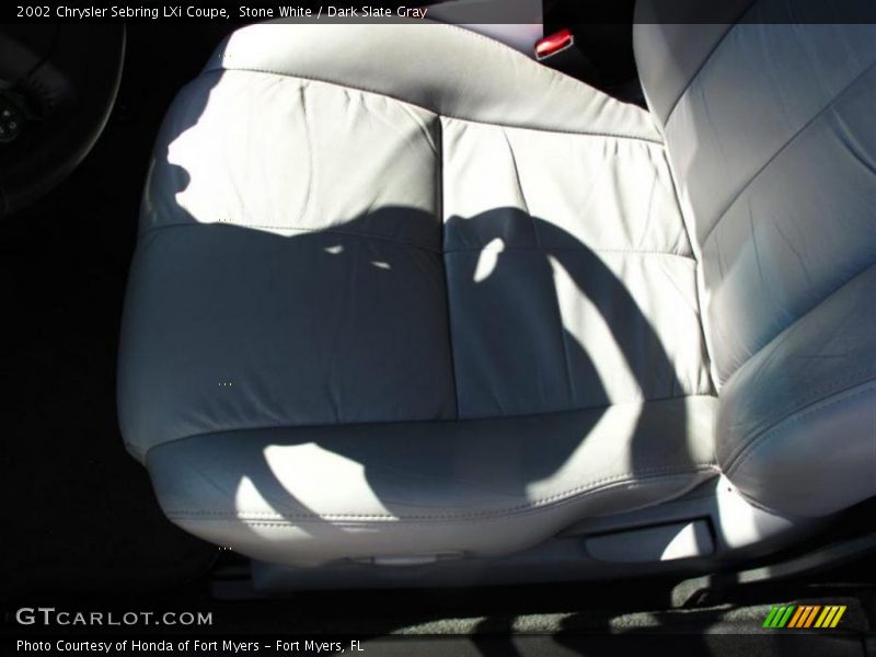 Stone White / Dark Slate Gray 2002 Chrysler Sebring LXi Coupe