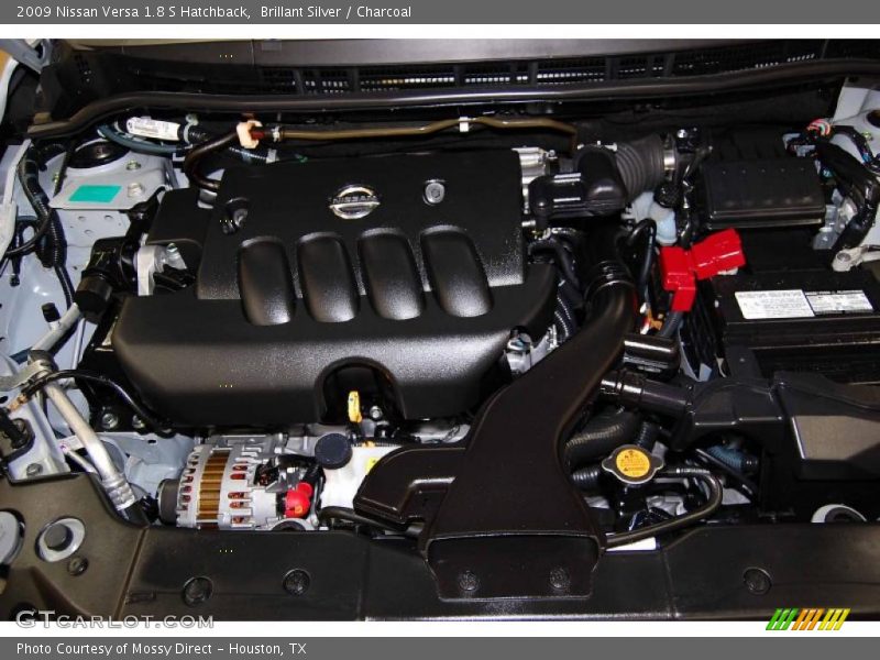 Brillant Silver / Charcoal 2009 Nissan Versa 1.8 S Hatchback