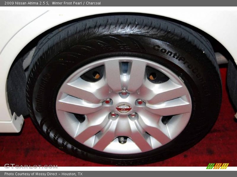 Winter Frost Pearl / Charcoal 2009 Nissan Altima 2.5 S