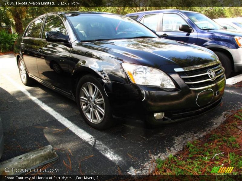 Black / Ivory 2006 Toyota Avalon Limited
