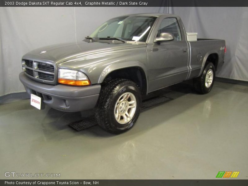 Graphite Metallic / Dark Slate Gray 2003 Dodge Dakota SXT Regular Cab 4x4