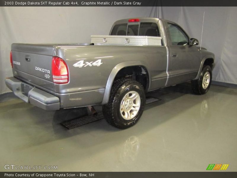 Graphite Metallic / Dark Slate Gray 2003 Dodge Dakota SXT Regular Cab 4x4
