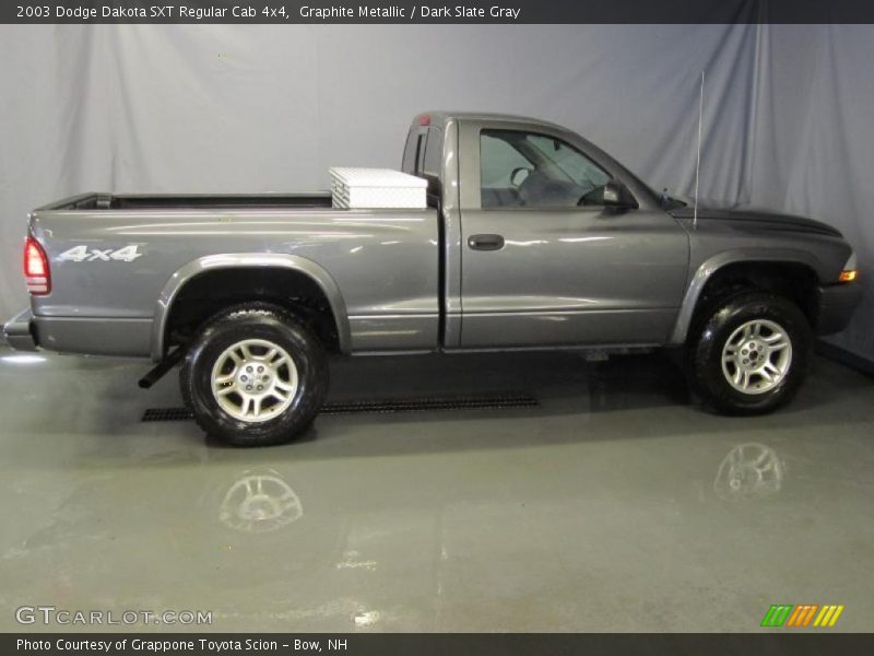 Graphite Metallic / Dark Slate Gray 2003 Dodge Dakota SXT Regular Cab 4x4