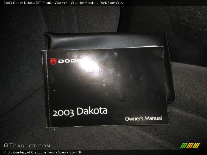 Graphite Metallic / Dark Slate Gray 2003 Dodge Dakota SXT Regular Cab 4x4