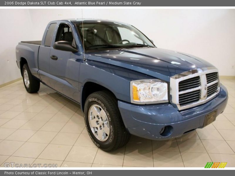 Atlantic Blue Pearl / Medium Slate Gray 2006 Dodge Dakota SLT Club Cab 4x4