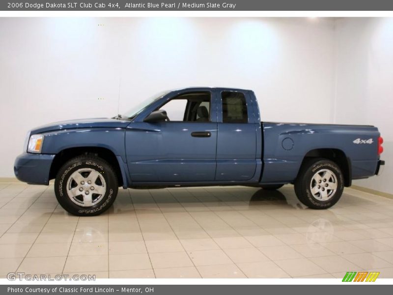 Atlantic Blue Pearl / Medium Slate Gray 2006 Dodge Dakota SLT Club Cab 4x4