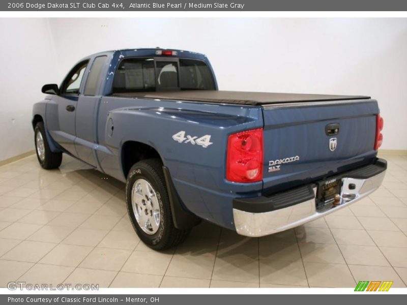 Atlantic Blue Pearl / Medium Slate Gray 2006 Dodge Dakota SLT Club Cab 4x4