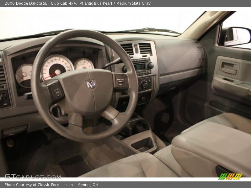 Atlantic Blue Pearl / Medium Slate Gray 2006 Dodge Dakota SLT Club Cab 4x4