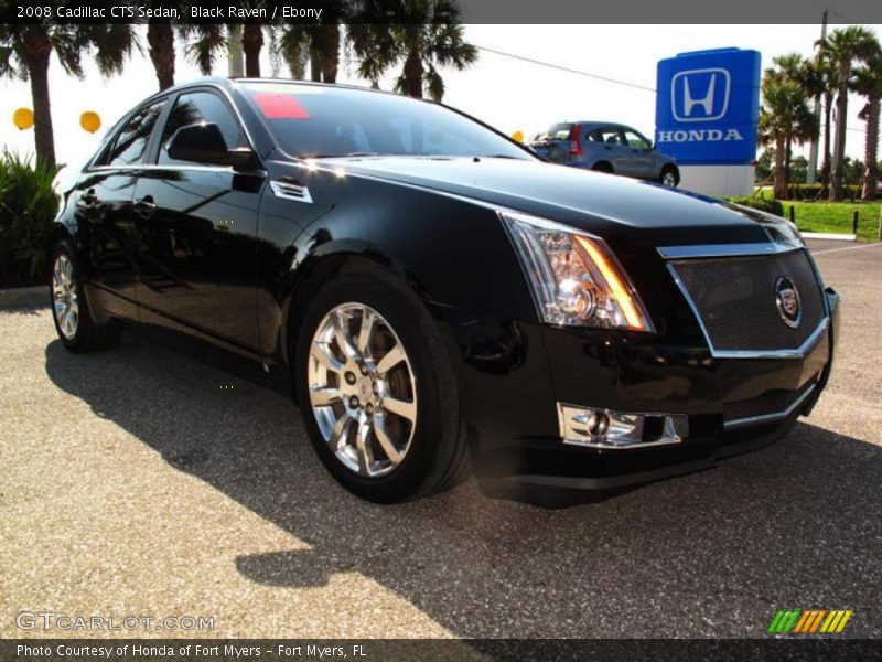 Black Raven / Ebony 2008 Cadillac CTS Sedan