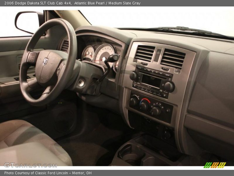 Atlantic Blue Pearl / Medium Slate Gray 2006 Dodge Dakota SLT Club Cab 4x4