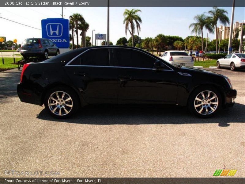 Black Raven / Ebony 2008 Cadillac CTS Sedan