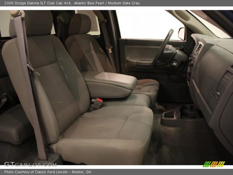 Atlantic Blue Pearl / Medium Slate Gray 2006 Dodge Dakota SLT Club Cab 4x4