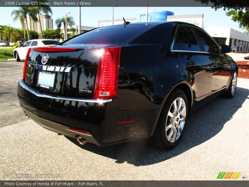 Black Raven / Ebony 2008 Cadillac CTS Sedan