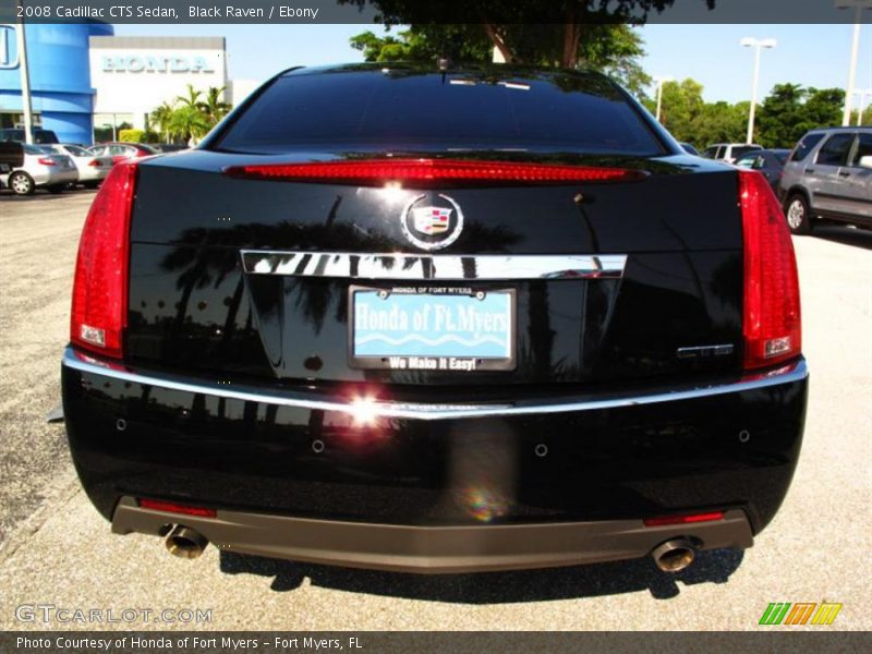 Black Raven / Ebony 2008 Cadillac CTS Sedan