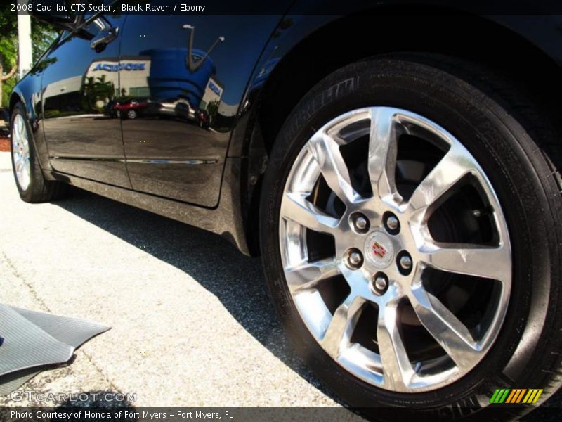 Black Raven / Ebony 2008 Cadillac CTS Sedan