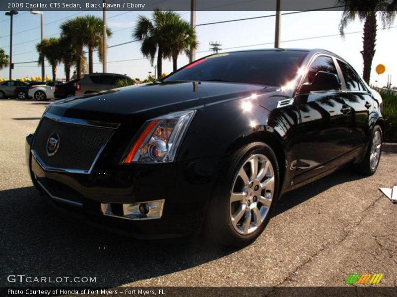 Black Raven / Ebony 2008 Cadillac CTS Sedan