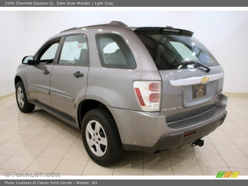 Dark Silver Metallic / Light Gray 2006 Chevrolet Equinox LS