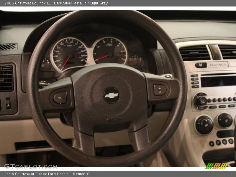 Dark Silver Metallic / Light Gray 2006 Chevrolet Equinox LS
