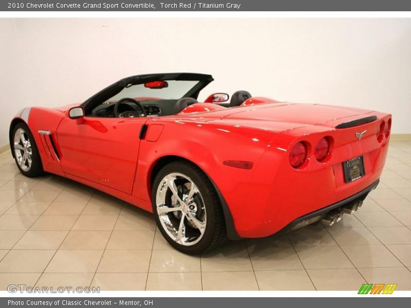 Torch Red / Titanium Gray 2010 Chevrolet Corvette Grand Sport Convertible