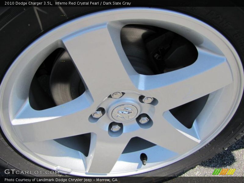 Inferno Red Crystal Pearl / Dark Slate Gray 2010 Dodge Charger 3.5L