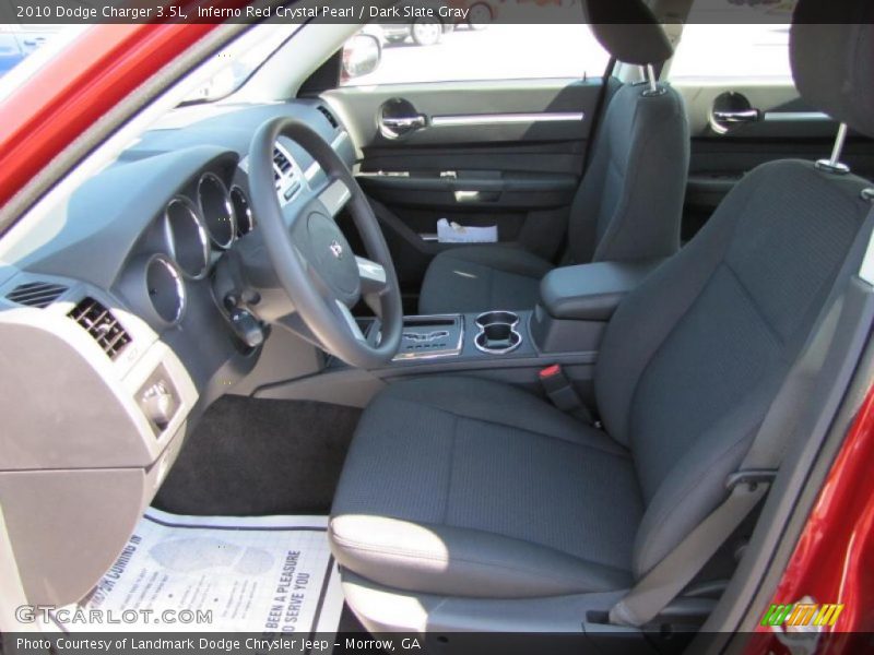 Inferno Red Crystal Pearl / Dark Slate Gray 2010 Dodge Charger 3.5L